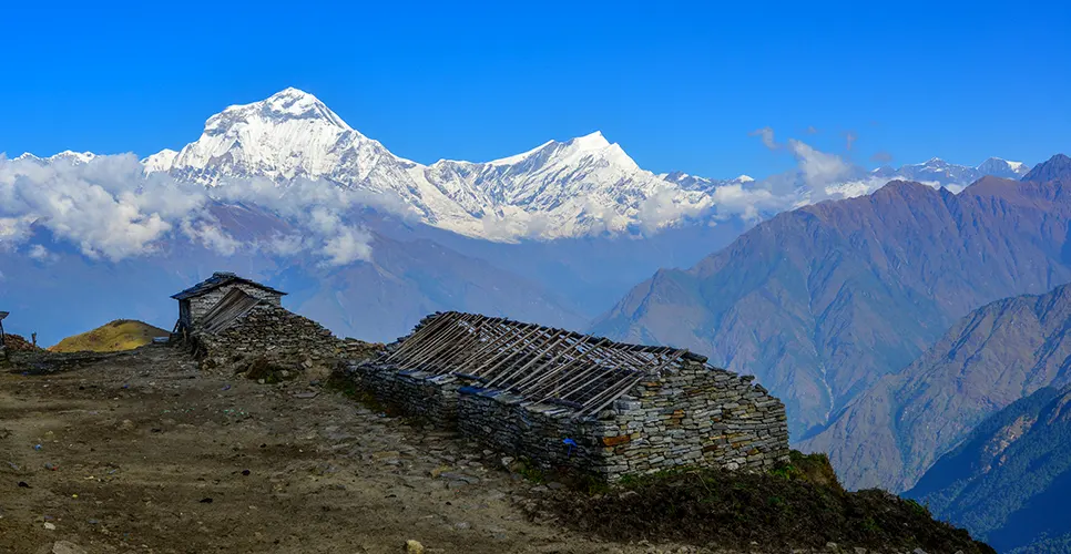 Annapurna Range in Khopra