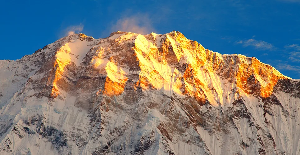 Mount Annapurna from Annapurna south base camp