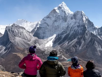 Nangkart Shank view point, Dingboche village