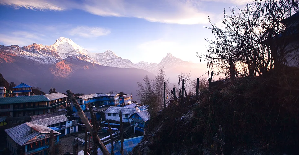 Sunrise in Tadapani village