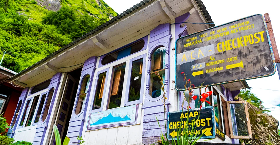 Entrance in Annapurna Conservation Area