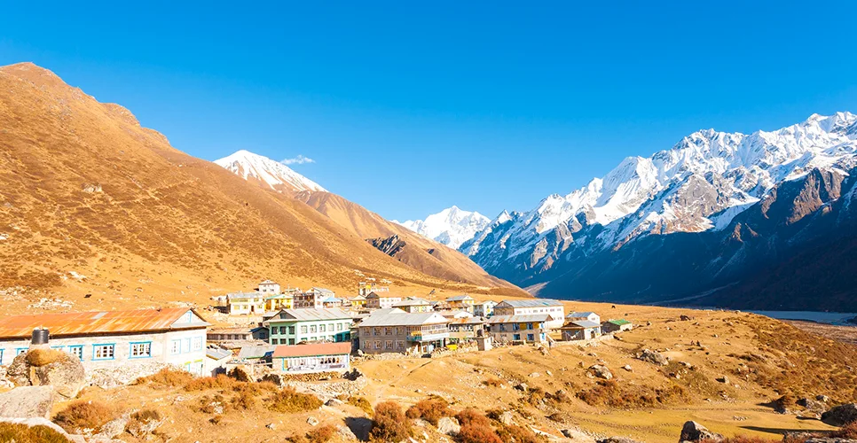 Kyanjin Gompa village