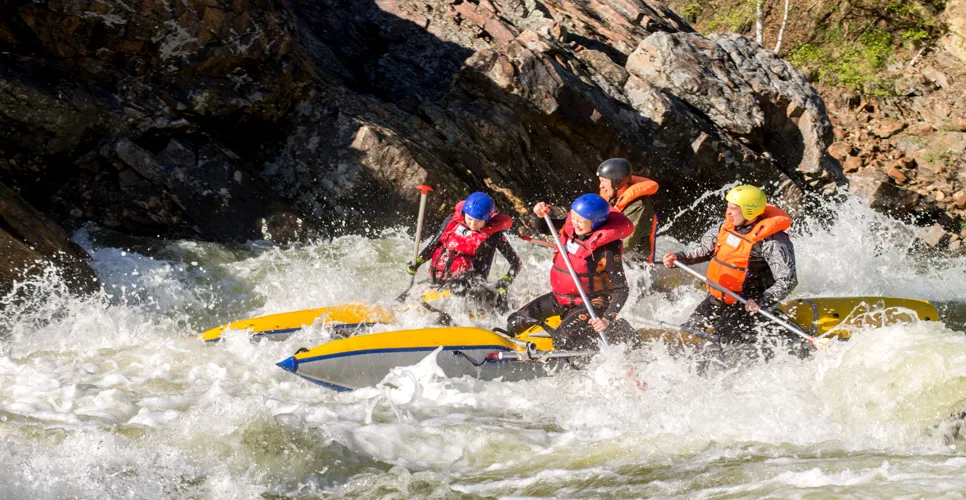 Rafting on the river Khara-Murin Langutay 