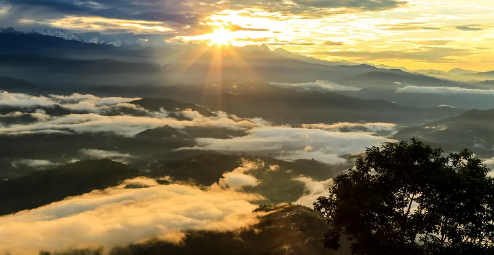 Sunrise in Nagarkot